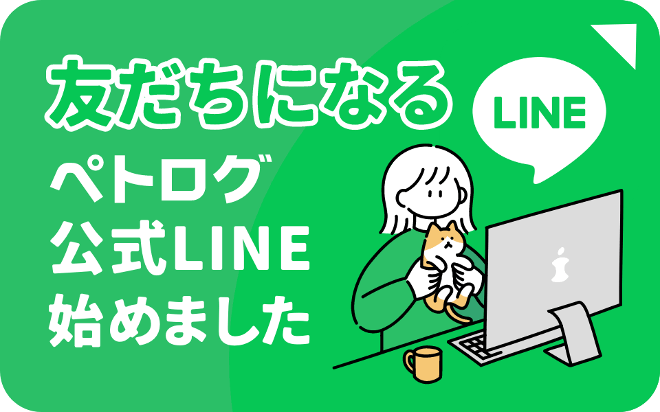 ペトログ公式LINE 友だち募集中