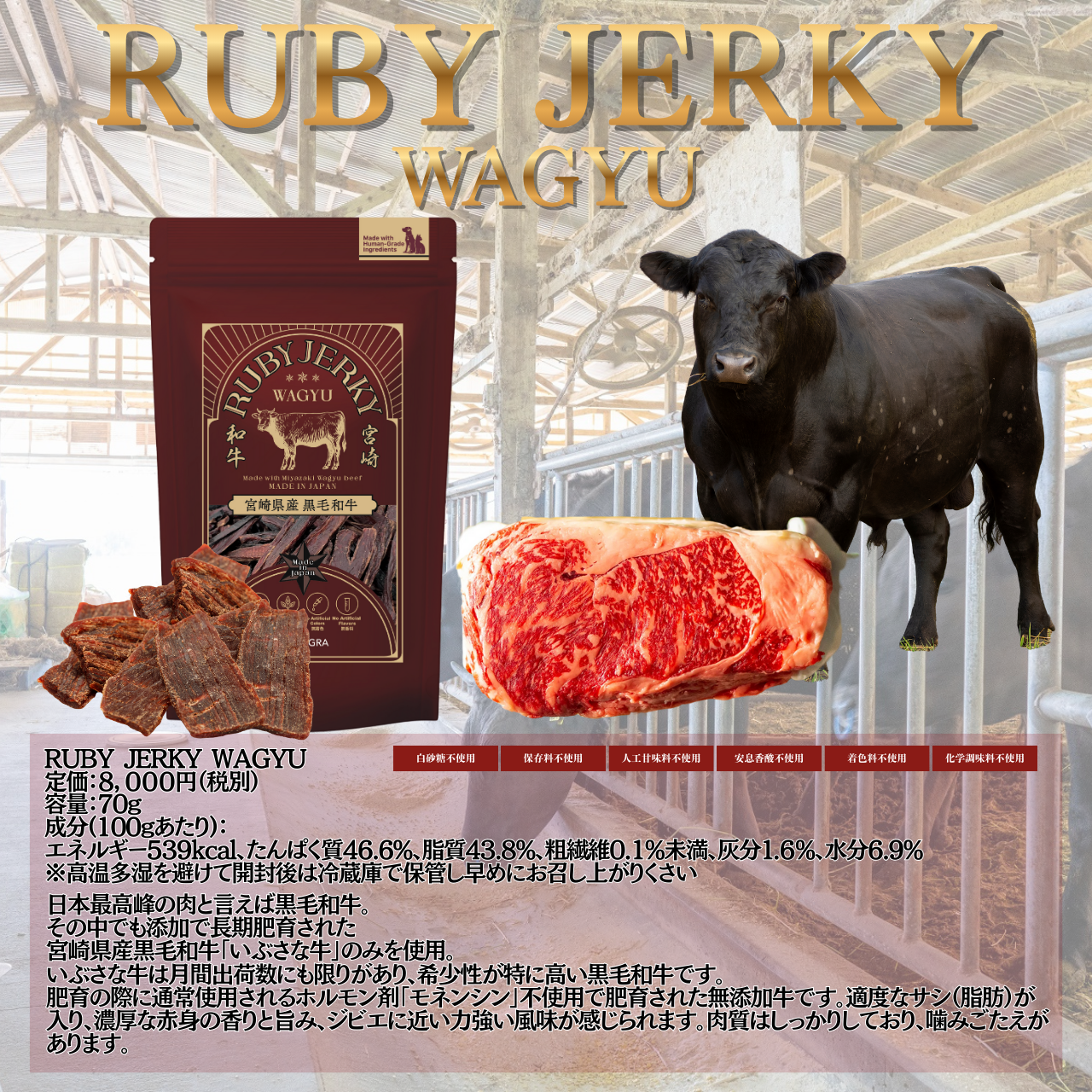 RUBY JERKY WAGYU