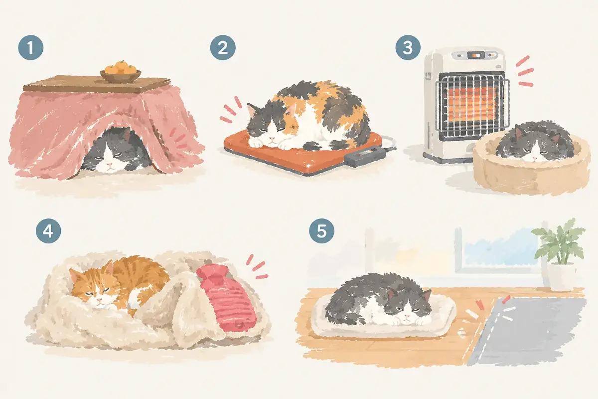 猫の寒さ対策。やってはいけないこと