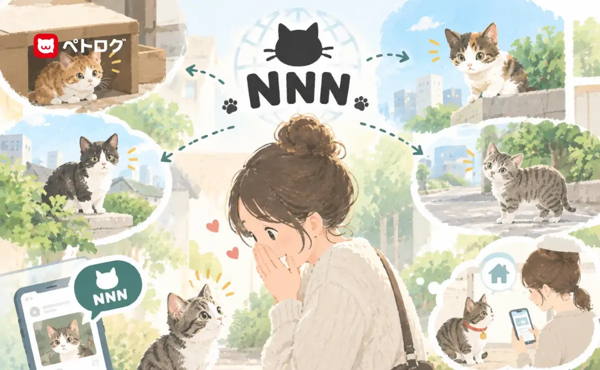 猫好きの間で使われるNNNとは、「ねこねこネットワーク」の略